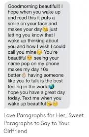 Goodmorning Beautiful I Hope When You Wake Up And Read
