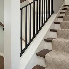 gray stair runner design ideas