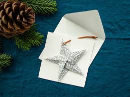 Weihnachtskarten basteln mit masking tape, tonpapier und fingerfarbe: Weihnachtskarten Mit Origami Stern Diy Dinner Stories