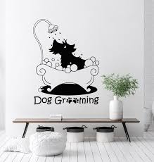 Dog Grooming Wall Decal Custom Dog