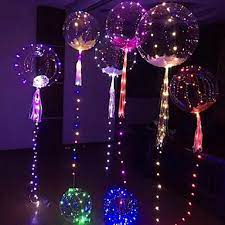 led balloon luminous transpa bubble