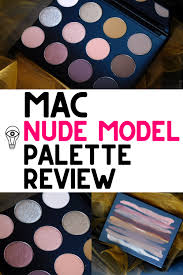 mac model eyeshadow palette review