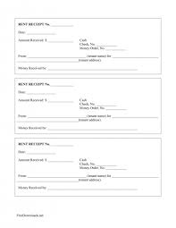 Rent Receipt Template Download Receipts Examples Sample House Format