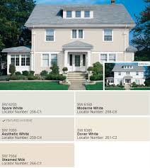 White Paint Colors For Brick Exteriors