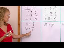 Equations With Fractions Lesson For
