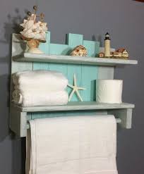 Bathroom Wall Shelf With Towel Bar