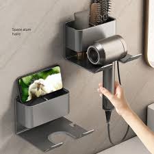 Hair Dryer Holder Wall Mount Stand
