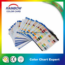 Hot Item Customized Single Side Style Printing Color Chart