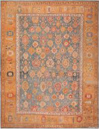 rustic antique turkish oushak rug 71595