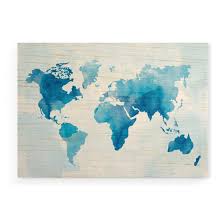 Mapa mundi mudo, mapa del mundo sin nombres de países, ✅ en blanco y negro y en color. Quadro Decorativo Madeira Mapa Mundi Aqua