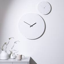 White Harkness Acrylic Wall Clock