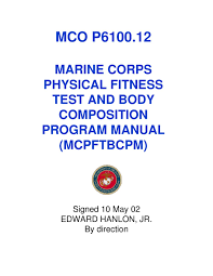 Us Marine Corps Physical Fitness Test And Body Composition