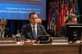 A chairperson
