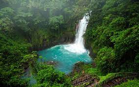 rio celeste waterfall in costa rica