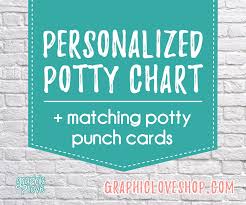 Digital Personalized Potty Training Chart Free Punch Cards