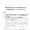 Main Strengths of Mill's Utilitarianism