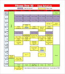 Class Schedule Template 36 Free Word Excel Documents