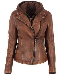 Sts Ranchwear Womens Brown Wanderlust Moto Leather Jacket