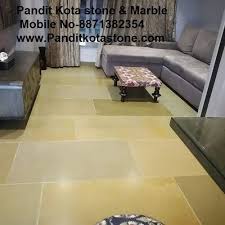 brown kota stone tile for flooring at