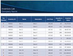 Inventory Sheet Excel Spreadsheet 2016 Sample Restaurant