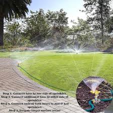 Morvat Brass Lawn Water Sprinkler All