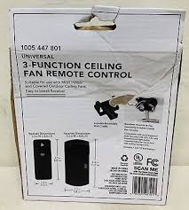 off ceiling fan remote control