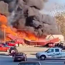 large explosion at ohio auto