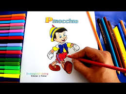 how to draw pinocchio cómo dibujar a