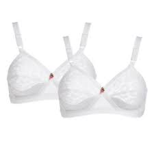 Playtex Pack Of Two White Lace Full Cup Bras At Debenhams