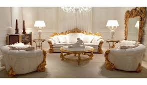 ruffled angelic living room furniture set