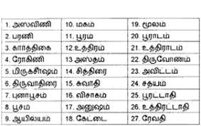 Jegan Mohan: 27 நட்சத்திரங்கள்