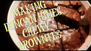 making duncan hines chewy brownies