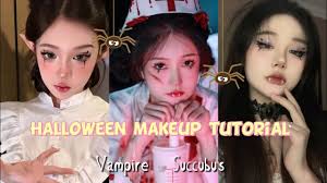vire succubus halloween makeup