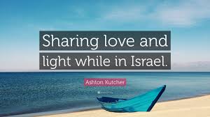 Image result for ashton kutcher Israel