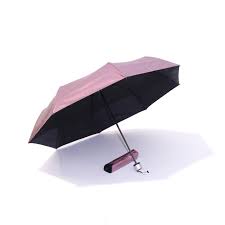 full windproof foldable umbrella pink