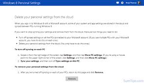 However, if you want to close your microsoft account for whatever reason, we've got you covered. How To Delete Windows 10 Synced Settings From Microsoft Account Sumtips