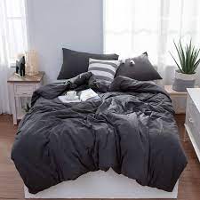 gray bed set dark grey duvet covers