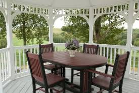 amish made poly outdoor furniture from