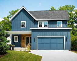 the navy exterior paint color is