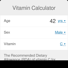vitamin calculator