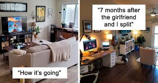 men are posting pics of their homes