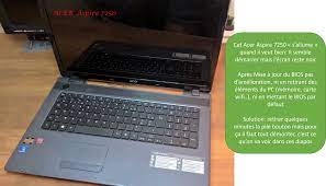 Acer aspire 7250 écran noir une fois sur cinq - PCsoleil Informatique