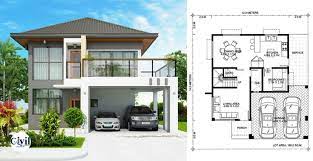 Modern House Two Story With 4 Bedrooms