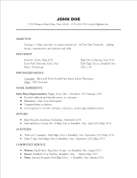 Part Time Student Job Resume Format Templates At