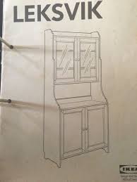 ikea leksvik display cabinet furniture
