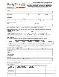 11 Printable Free Employment Application Pdf Forms And
