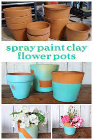 How To Spray Paint Terra Cotta Clay