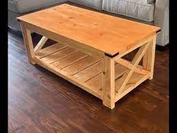 Rustic X Coffee Table Step By Step