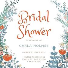 Fall Invitation Templates Bridal Shower Free Plantt
