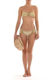 Buy Onda De Mar Every Day Bandeau Bikini Gold Marin Milou